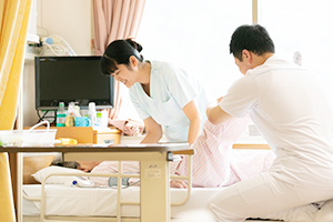 患者様の状態に合わせて食事を提供